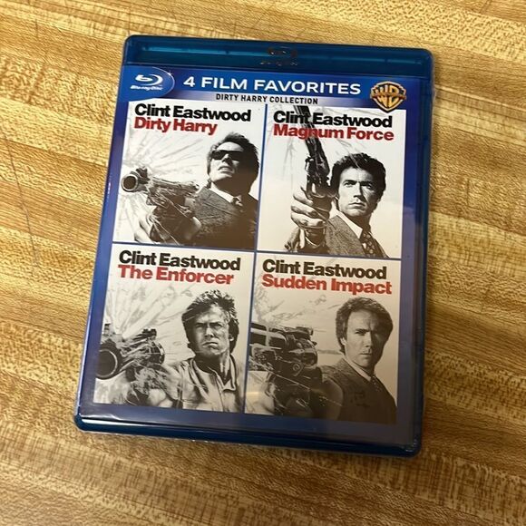 Dirty Harry: 4-Film Collection (Blu-ray) Best Buy Exclusive‎ Clint Eastwood New - Picture 3 of 4